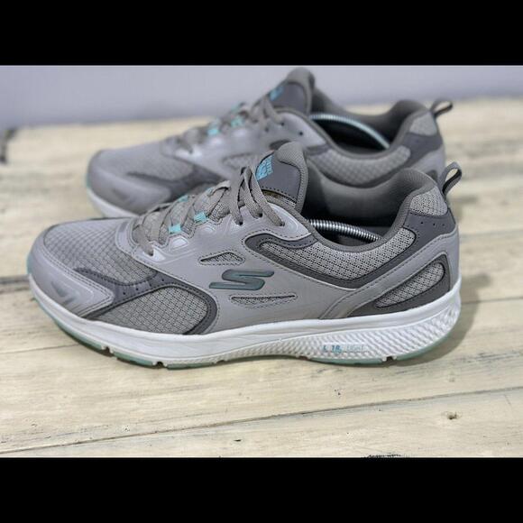 Skechers Go Run Consistent Gray Mesh Sneakers Womans Size 11 - Picture 5 of 8